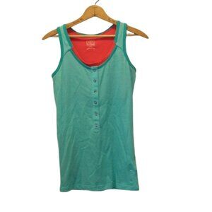 Helly Hansen Women's Size M Cotton Blend Built in Bra Work Out Tank Top w/pocket